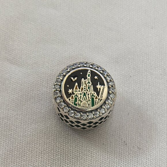 Pandora Disney Parks Mickey Mouse Holiday Christmas Charm, S925 Silver Jewelry - Picture 2 of 4